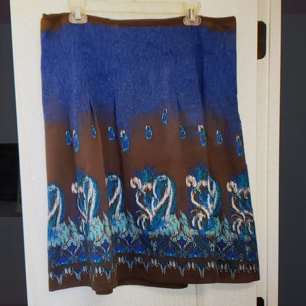 Lane Bryant Print Skirt